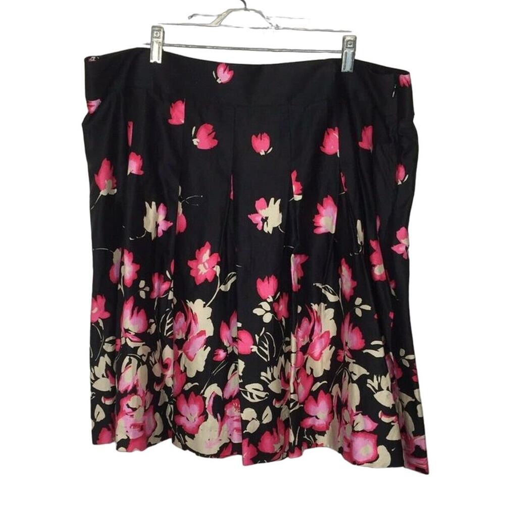George Floral Print Skirt Black Pink Casual circle Short NEW Summer Spring